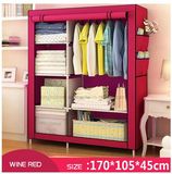 When The Quarter Wardrobe DIY Non-Woven Fold Portable Storage Cabinet (FW-21J)
