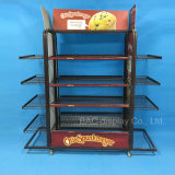 Custom Direct Cake Shop Mobilizable Metal Wire Snack Food Shelf Cookie Bread Display Rack