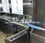 Two Sink Dresser, Hot Selling Modern Antique Vanity Dresser (HS-010)