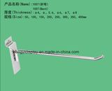 Hook for Groove Wall with Silver Color