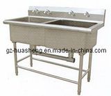 Two Sink Kitchen Cabinet (HS-023)