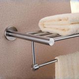 Stainless Steel Double Towel Rack for Bathroom