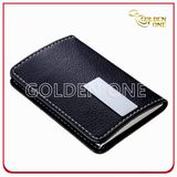 Promotion Gift Black Genuine Leather Name Card Holder
