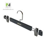 Ex-Factory Price Glossy Black Garment Hanger for Women's Trouser