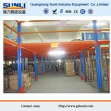 Q235B Steel Warehouse Storage Mazzanine Floor Rack