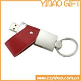 Metal Key Chain/Keychain with USB Flash Drive for Promotional Gift