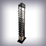 MDF Quartz Stone Sample Tower Display for Granite and Marble Showroom