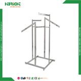 4-Arm Chrome Clothes Display Garment Racks