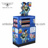 Four Tires Hot Sales Floor Cardboard Stand for Girls' Toys Promotion