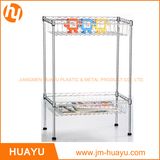 Customized Supermarket Promotion Dish Display Stand/Grocery Store Wire Mesh Kitchen Ware Display Shelf