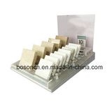 Custom Logo Table Top Black Acrylic Stone Products Commercial Granite and Marble Tile Display Box