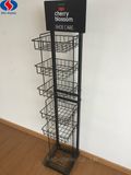 Retail Store Multilayer Floor Standing Fruit Display Rack