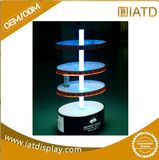 Pop up Acrylic Supermarket Advertising Cosmetic Watch Tiles Storage Display Stand Comic Books Rack