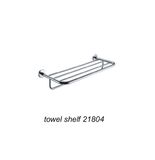 Hot Sales Wall Mountedzinc Alloy Bathroom Towel Shelf Chrome Finish 21804