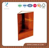 Corner Display Unit with Adjustable Tempered Glass