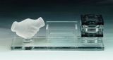 Office Set Promotional Crystal Glass Namecard Holder