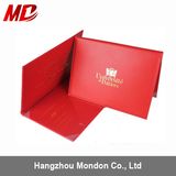 Best Quality PU Custom Leather Graduation Diploma Cover for University