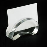 Office Stationery Crystal Desk Name Card Holder for Business Gifts
