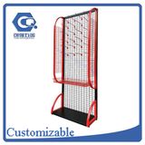 Custom Supermarket Metal Hanging Grid Mesh Display Rack
