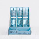 3 Columns DIY Wooden Desk Organizer