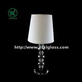 Single Glass Candle Holder with Lamp (9*27.5)