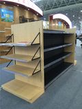 End Wood Heavy Duty Island Supermarket Shelf