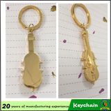 fashion Gold Musical Instrument Keychain Gift