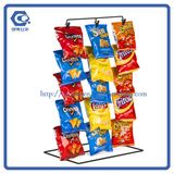 Stock Counter Snacks Promotion Metal Clip Strip Display Rack