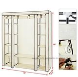 Modern Simple Wardrobe Household Fabric Folding Cloth Ward Storage Assembly King Size Reinforcement Combination Simple Wardrobe (FW-36L)