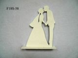 Wedding Wood Layout Creative Kiss Decoration