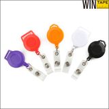 Pocketable Nylon Cord Plastic Promotional Retractable ID Badge Reel (BR-006)