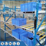 Self Slide Storage Carton Flow Gravity Rack for Split Case Picking