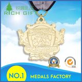 Custom 3D Cast Gold Color Sports Medal for Winner Honor