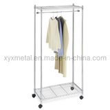 Chrome Garment Rack Wire Shelving