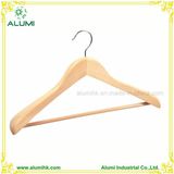 Hotel Wooden Coat Female/Male Hanger with Bar