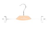 Slim Metal Hanger for Pants with Pink Color Brand