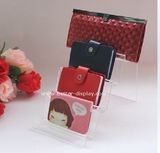 Custom Plastic Clear Acrylic Wallet Display Rack