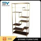 Home Furniture 5 Layers Glass Library Bookshelf