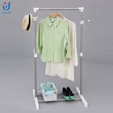 Cheap and Light Single Pole Clothes Hanger with Hook