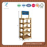 5 Shelf Wood Rack for Purchase Display