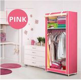 Modern Simple Wardrobe Household Fabric Folding Cloth Ward Storage Assembly King Size Reinforcement Combination Simple Wardrobe (FW-26B)