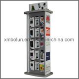 Supermarket Use Hanging Mobile Phone Shell Display Stands with Cardboard Material
