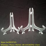 Different Size Clear Plastic Plate Display Rack