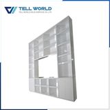 2017 Hot Sale Pure White Acrylic Artistic Storage Bookcase