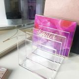 Luxury Makeup Palette Organizer Acrylic Cosmetic Holder