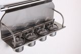Simple Style Kitchen Accessories Stainless Steel Spice Rack (609)