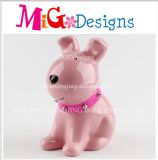 Pottery Wholesale Migodesign Pink Dog Piggy Bank