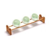Bamboo Cup Holder Rack Single Layer Cup Holder Handmade Rack
