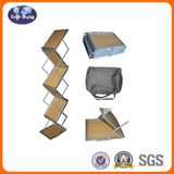 Folded Plywood Layers Aluminum Magazine Racks