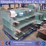 Stylish Glass TV Table Tops / Glass TV Stand on Wall